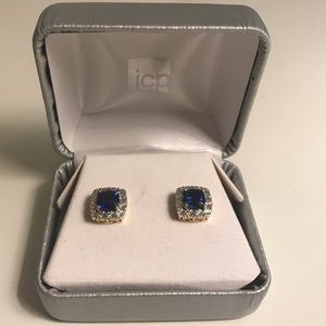 Sapphire Stud Earrings